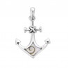 pendentif argent oeil de sainte Lucie ancre