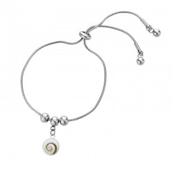Bracelet acier et oeil de sainte lucie