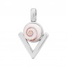 pendentif argent oeil de sainte Lucie v