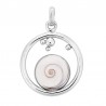 pendentif argent oeil de sainte Lucie