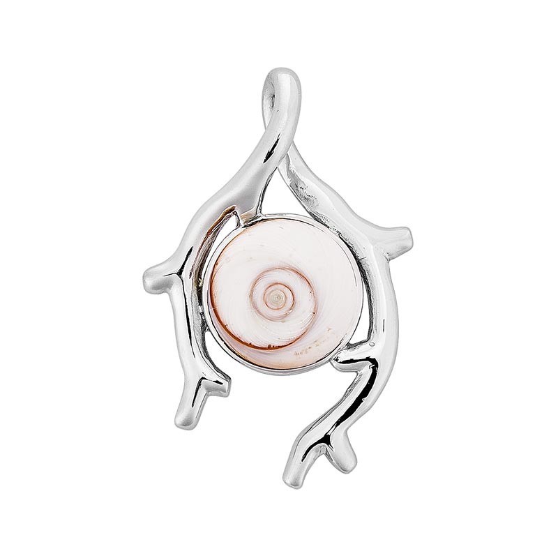 pendentif argent oeil de sainte Lucie