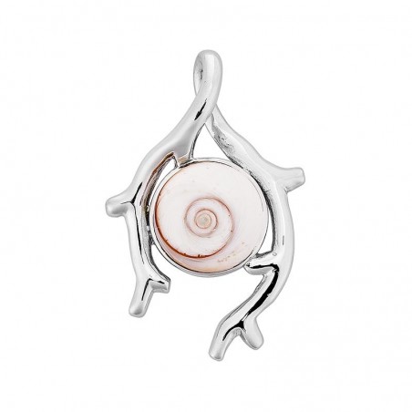 pendentif argent oeil de sainte Lucie