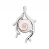 pendentif argent oeil de sainte Lucie