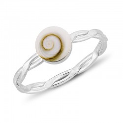 Bague Argent avec oeil de sainte lucie