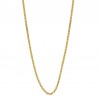 Chaine plqué or maillon forçat 40 cm