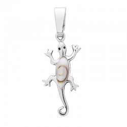 pendentif salamandre en argent