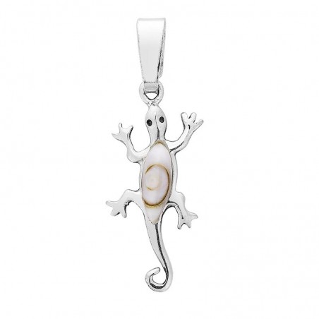 pendentif salamandre en argent