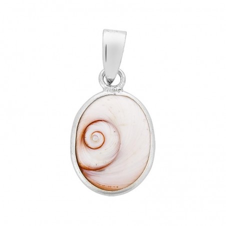 pendentif ovale avec oeil de sainte Lucie