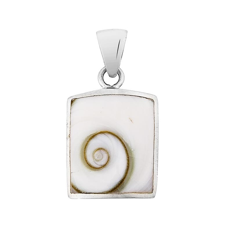 pendentif argent rectangulaire