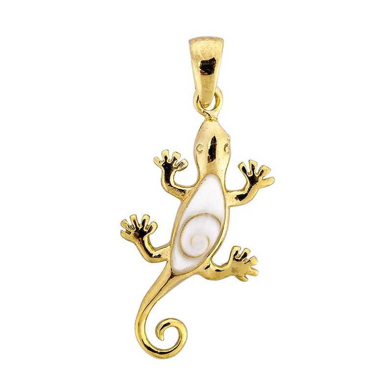 pendentif salamandre en argent