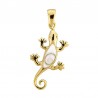 pendentif salamandre en argent