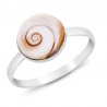 Bague Argent et oeil de sainte lucie