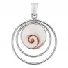 pendentif argent oeil de ste lucie mediterranéen