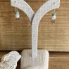 Boucles d'oreilles Argent SEC275TURQ