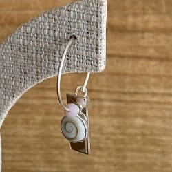 Boucles d'oreilles Argent SEC275ROSE