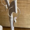 Boucles d'oreilles Argent SEC275ROSE