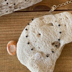 Bracelet Chaîne Argent SBC207ONYXMEDI-ARG