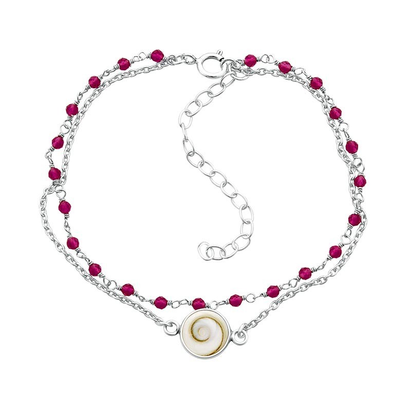 Bracelet Chaîne Argent SBC229RUBY-ARG