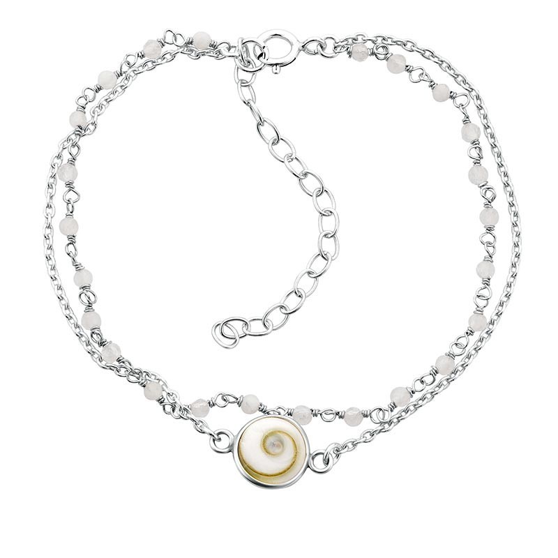 Bracelet Chaîne Argent SBC229MOON-ARG