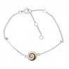Bracelet Argent œil de Ste Lucie SBC233-ARG