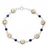 Bracelet Argent SBC227LAPIS-ARG