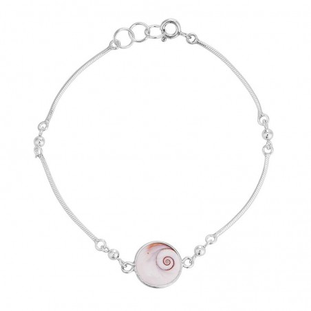 Bracelet Argent œil de Ste Lucie SBC024MEDI-ARG