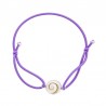 Bracelet Fantaisie SBC130LILAS-ARG