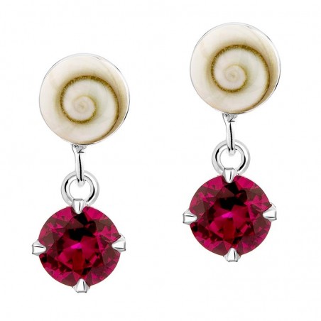 Boucles d'oreilles Clou Argent SEC291R-ARG