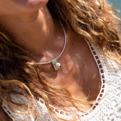 Pendentif Argent SPC48737bicolor