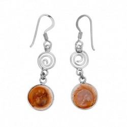 Boucles d'oreilles Argent SEC122MEDI