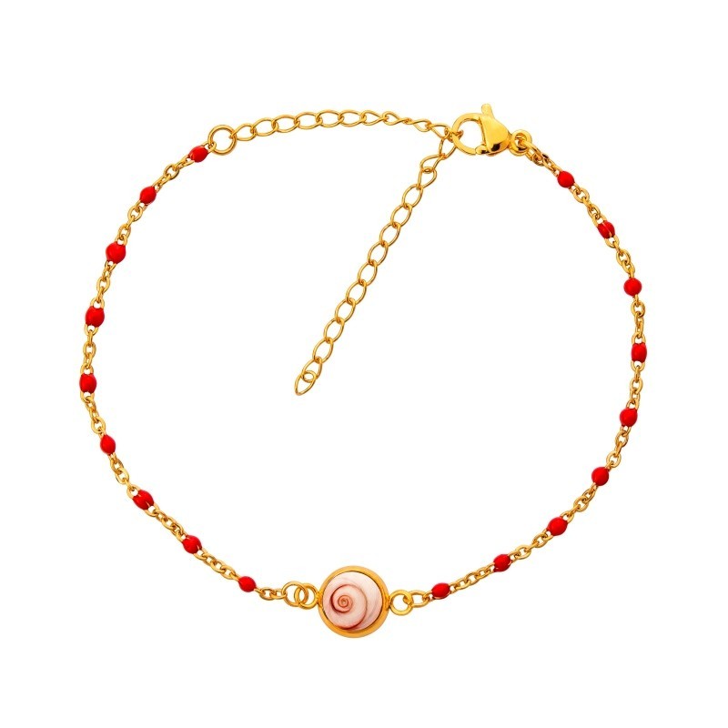 Bracelet doré œil de Ste Lucie POSBC001RMEDI