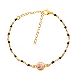 Bracelet doré œil de Ste...