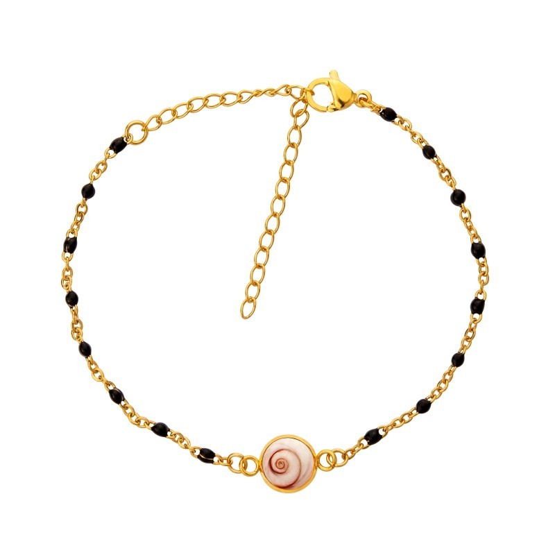 Bracelet doré œil de Ste Lucie POSBC001NMEDI