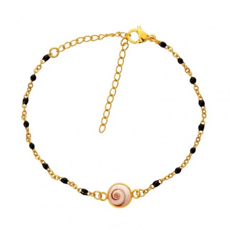Bracelet doré œil de Ste Lucie POSBC001NMEDI
