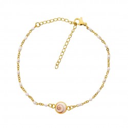 Bracelet doré œil de Ste...