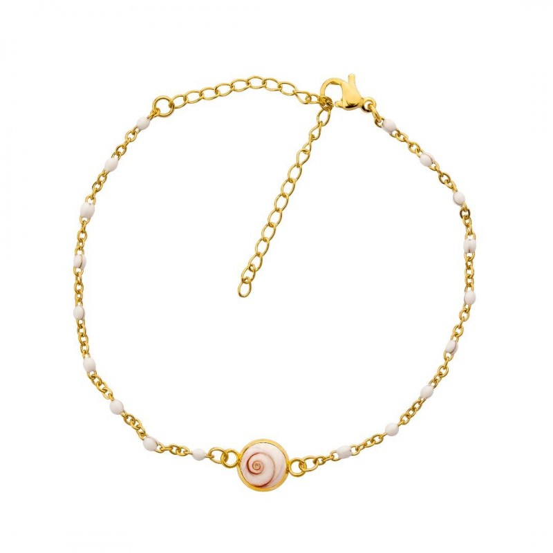 Bracelet doré œil de Ste Lucie POSBC001BLCMEDI