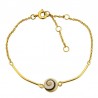 Bracelet Doré œil de Ste Lucie POSBC233