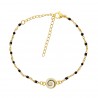 Bracelet doré œil de Ste Lucie POSBC001N