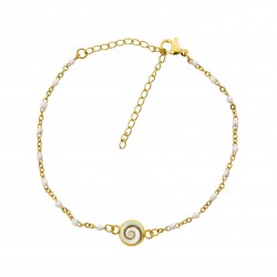 Bracelet doré œil de Ste...