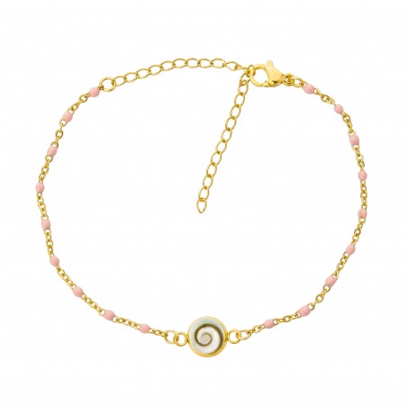 Bracelet doré œil de Ste Lucie POSBC001TANGERINE