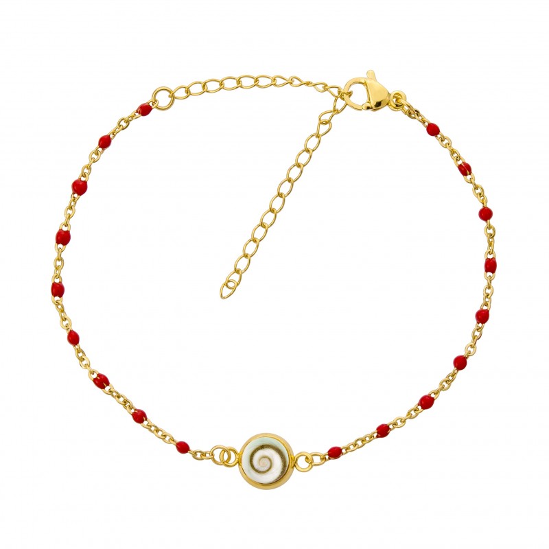 Bracelet doré œil de Ste Lucie POSBC001R