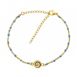 Bracelet doré œil de Ste...