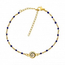 Bracelet doré œil de Ste...