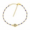 Bracelet doré œil de Ste Lucie POSBC001AZUR