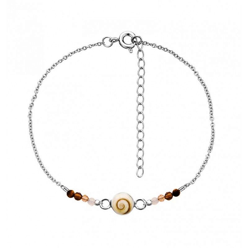 Bracelet Argent œil de Ste Lucie SBC116-ARG