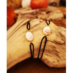 Bracelet cordon noir CDPOSBC087NMEDI