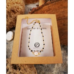 Bracelet doré œil de Ste Lucie POSBC001NMEDI