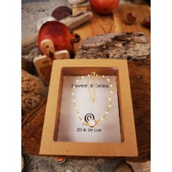 Bracelet doré œil de Ste Lucie POSBC001BLCMEDI