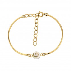 Bracelet doré semi-rigide...