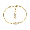 Bracelet doré semi-rigide POSBC221
